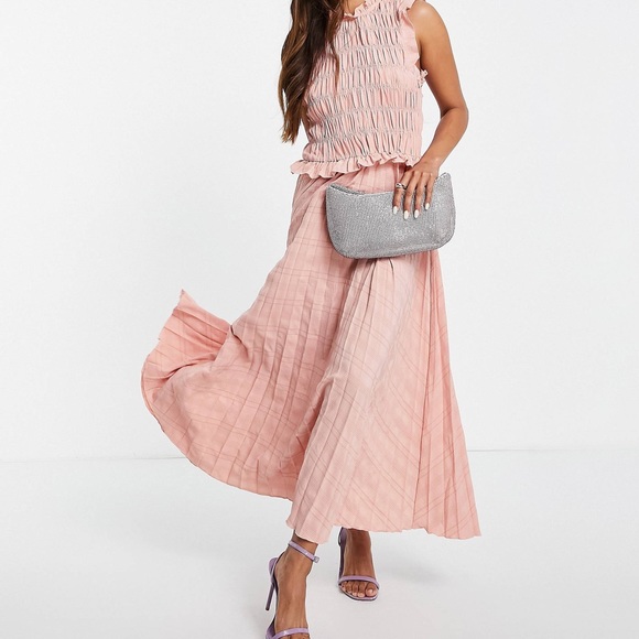 ASOS BNWOT pleated midi dress - Picture 10 of 11